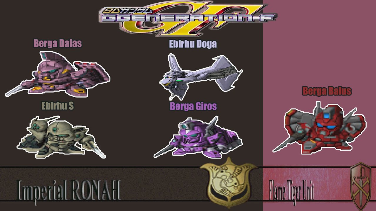 [ENG Sub]SD Gundam G Generation F - Ebirhu & Berga Attacks