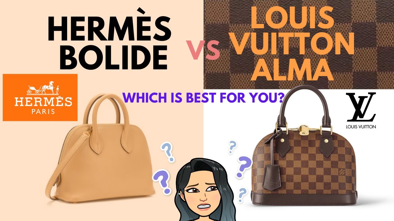 LOUIS VUITTON ALMA vs HERMES BOLIDE  🥰💓 Which handbag is best for you ?