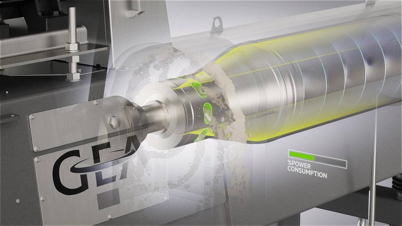 Diameter of solids discharge in a decanter centrifuge
