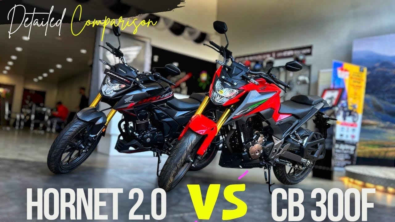 Honda CB 300F VS Hornet 2.0 Detailed Comparison || Price ! Performance ! Features ??