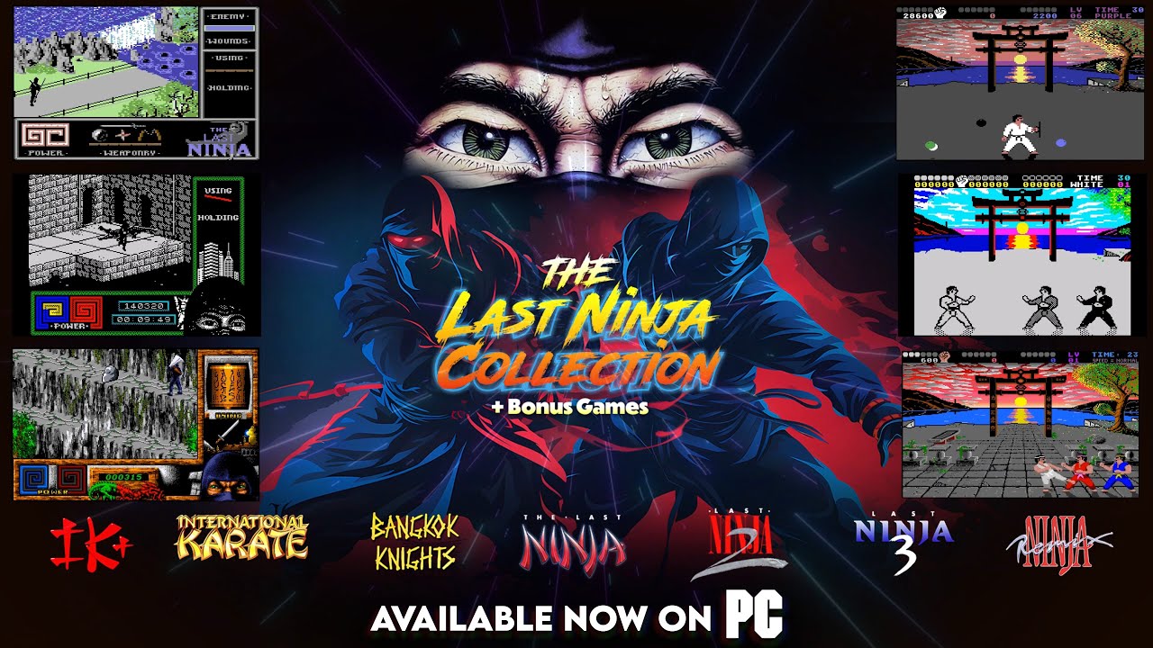 Last Ninja Collection + Bonus Games now available on PC