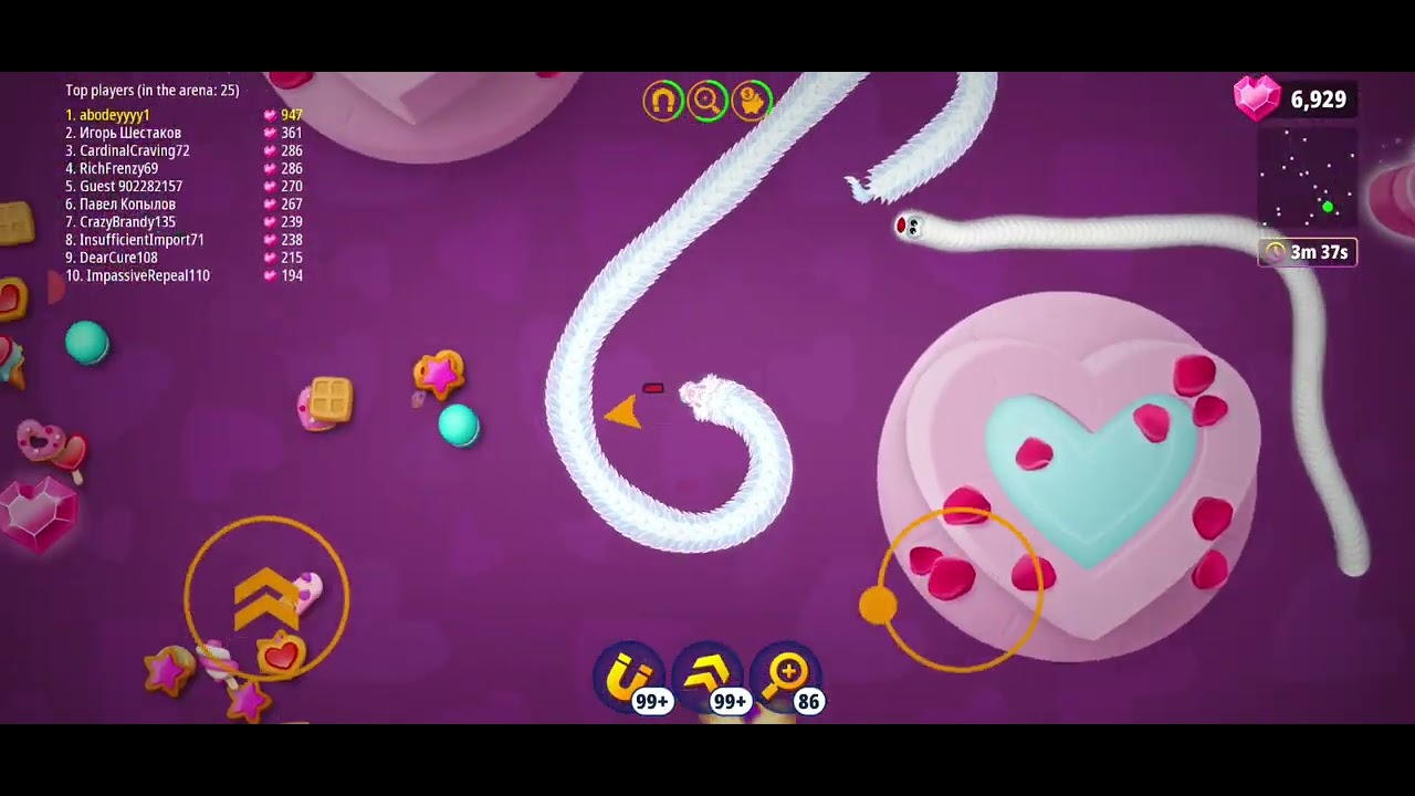 Love season in worms zone io 