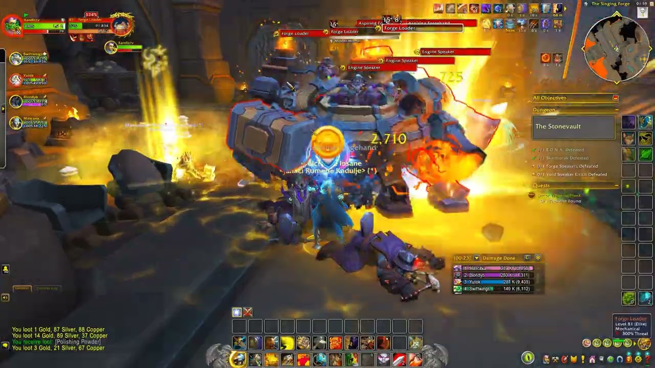 Tanking Stonevault - Looted One-Hand Sword