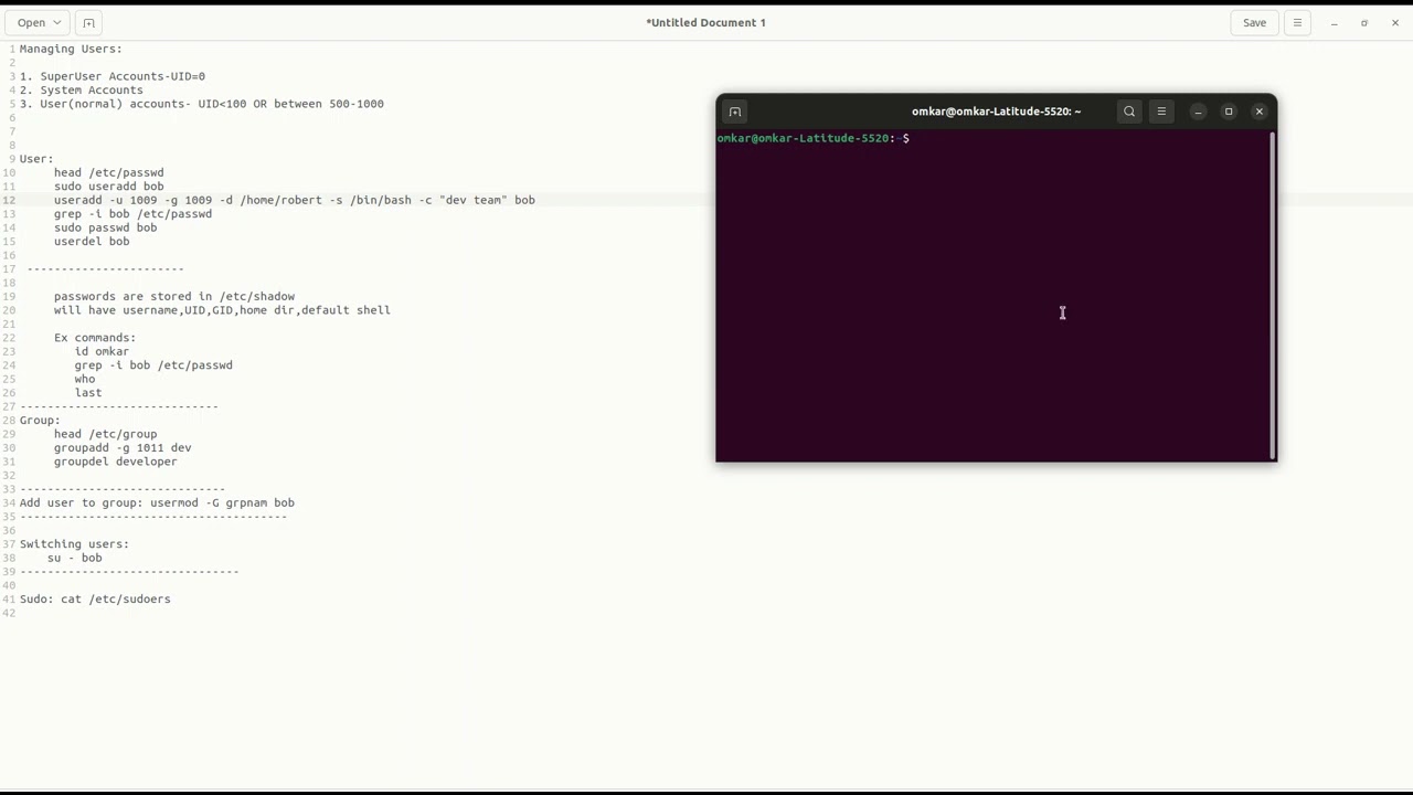 16. Manage User Accounts and Groups