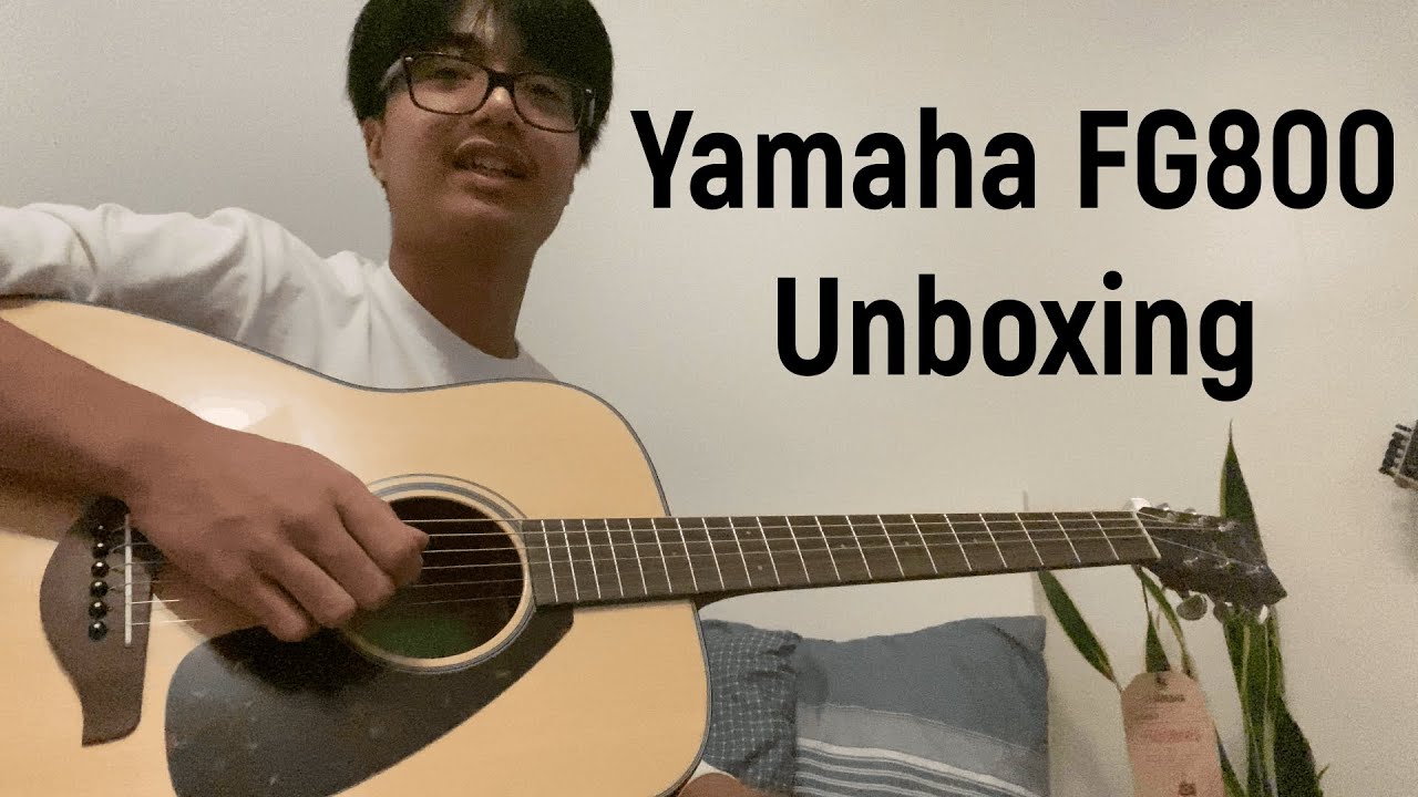 Распаковка и звуковой тест YAMAHA FG800