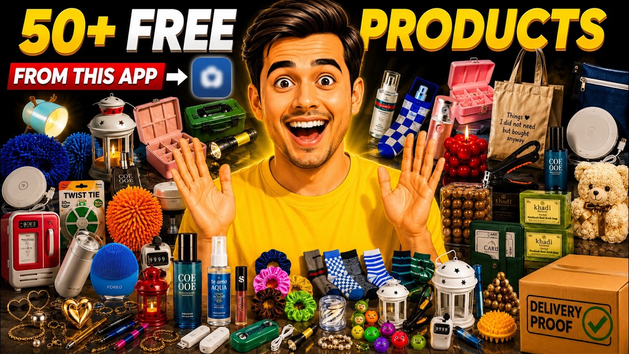 I ordered 50+ FREE Products From This App 😍 Free sample products today | Free shopping offers today