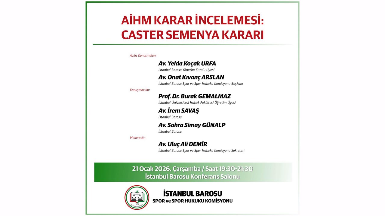 AİHM Karar İncelemesi : Caster Semenya Kararı