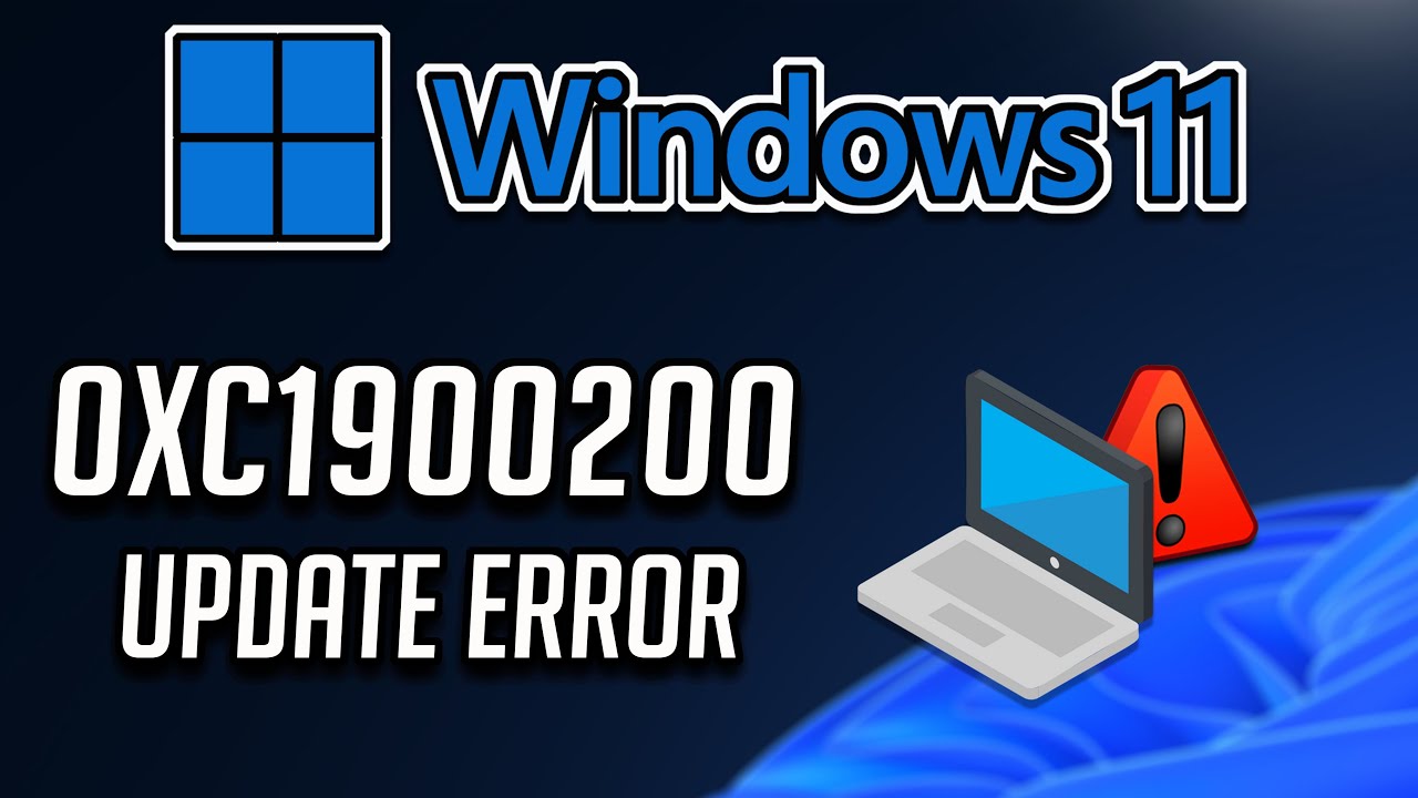 Windows Update Install Error 0xC1900200 in Windows 11/10 FIX