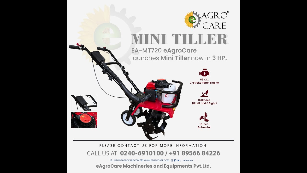 Power Weeder or Power Tiller or Mini Tiller