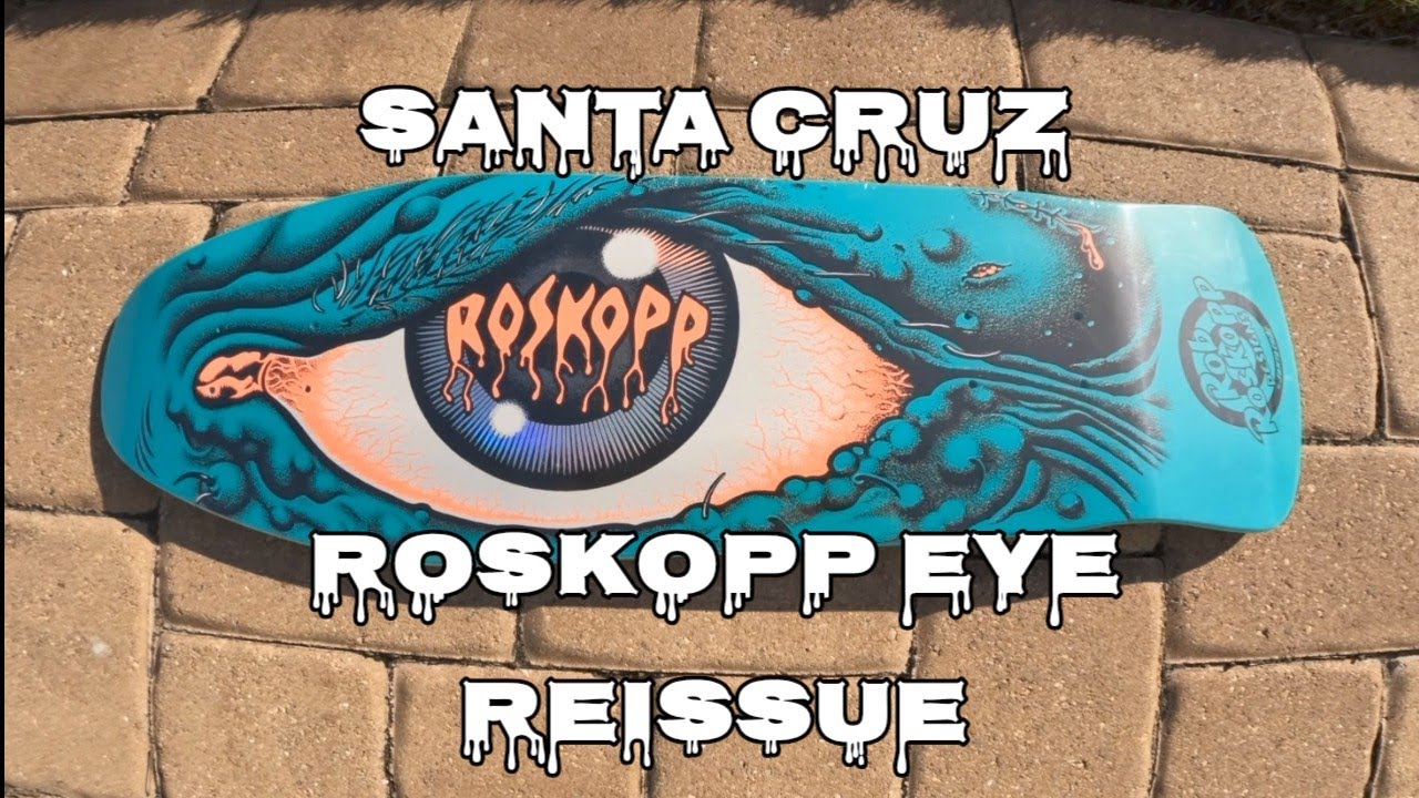 Переиздание скейтборда Santa Cruz! Первый взгляд Роба Роскоппа! Скейтборд старой школы!