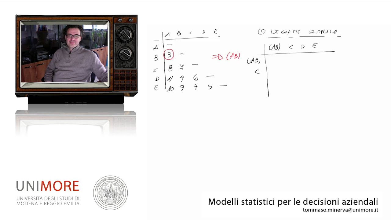 [MSDA] 1.05 - Metodo del legame semplice