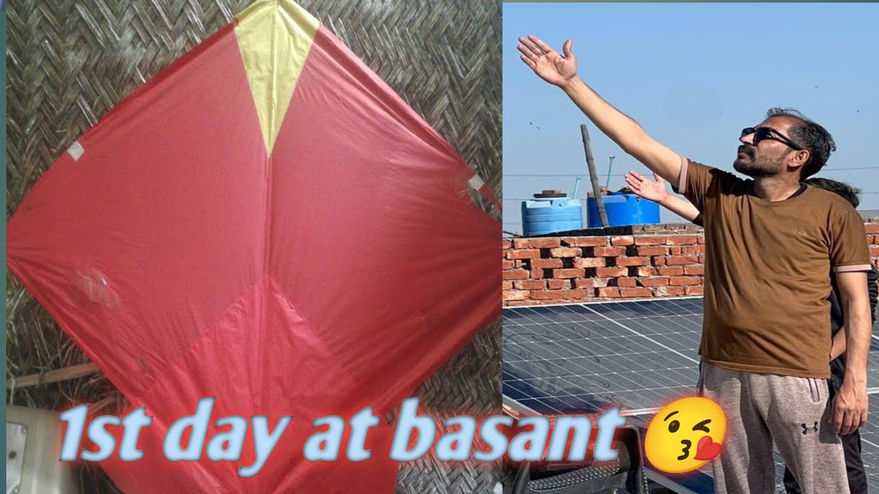 Basant festival bacchon ka enjoy 1st basant day 