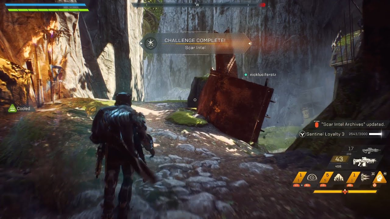Anthem Scar Intel Location (Scar Intel I Challenges)