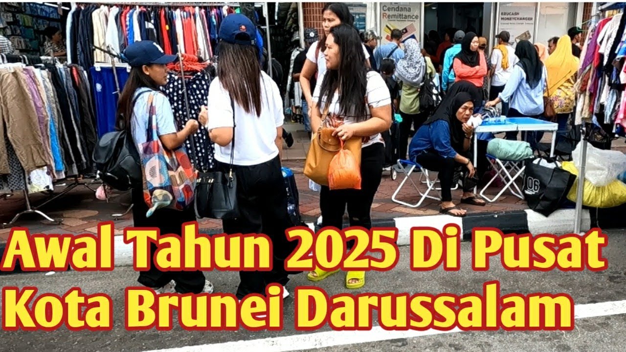 Pusat Kota Brunei Darussalam awal Tahun 2025