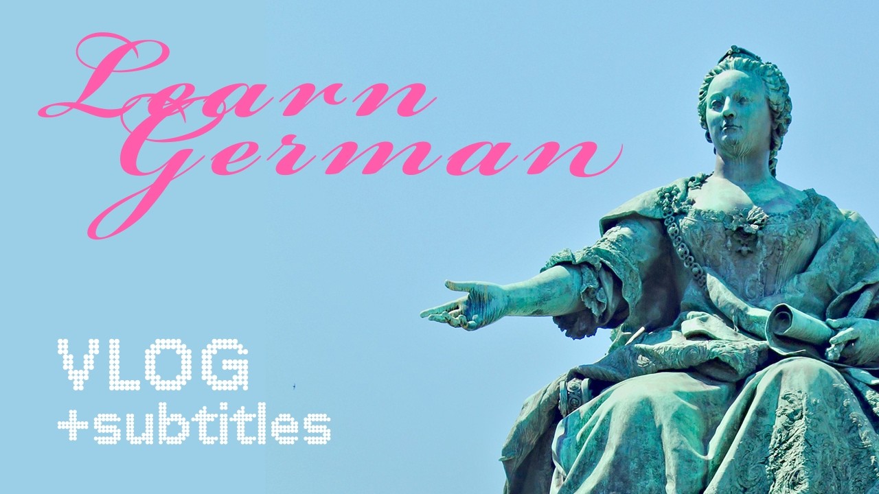 Improve your German with this Vienna Vlog - coffee, groceries, parks... German subs + your language