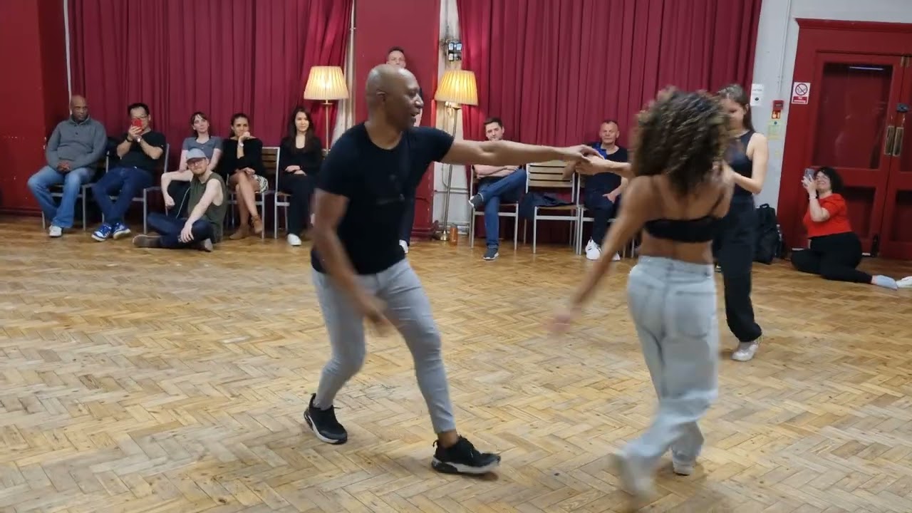 Gilson and Julissa, Lambada demo in London March 28th 2025