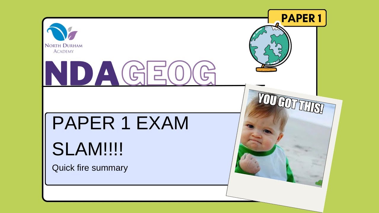 Paper 1 exam slam - AQA GCSE Geography
