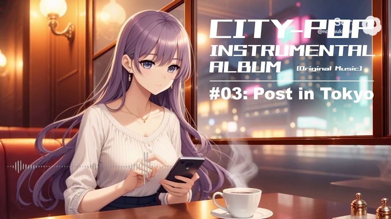 Post in Tokyo ｜ミライ音楽ラボ-Z Instrumental Album #03（01:03:56）【聴き流しCity-Pop】