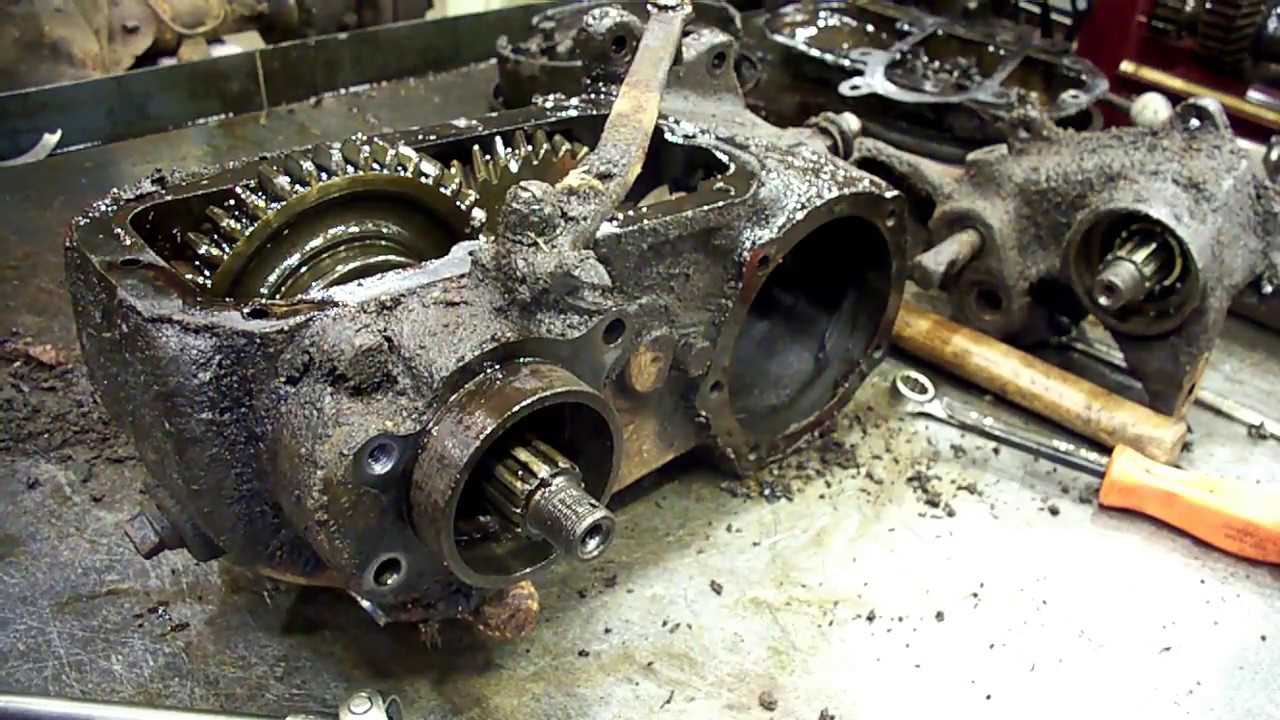 Willys CJ3A Restoration, transfer case disassembly