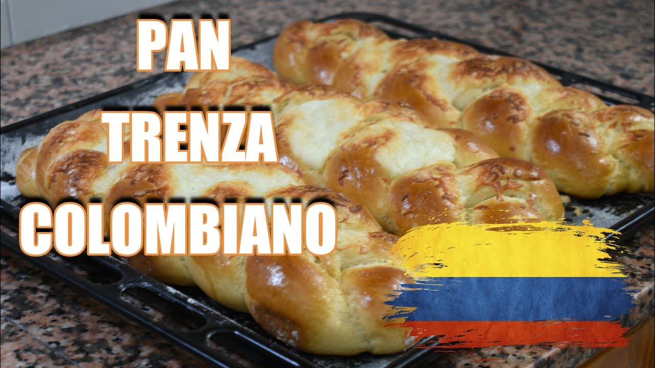 PAN TRENZA COLOMBIANO recetas de panadería paso a paso