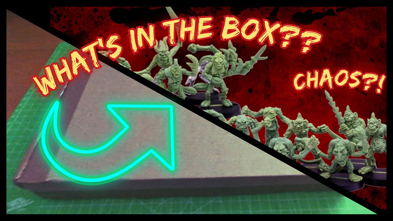 What's in the box?? White metal tabletop Chaos?!