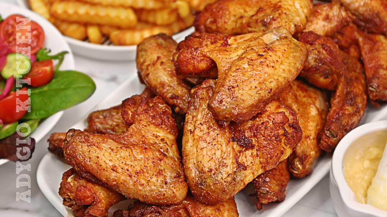 Aripioare la cuptor, reteta de aripioare de pui cu praf de copt | Adygio Kitchen