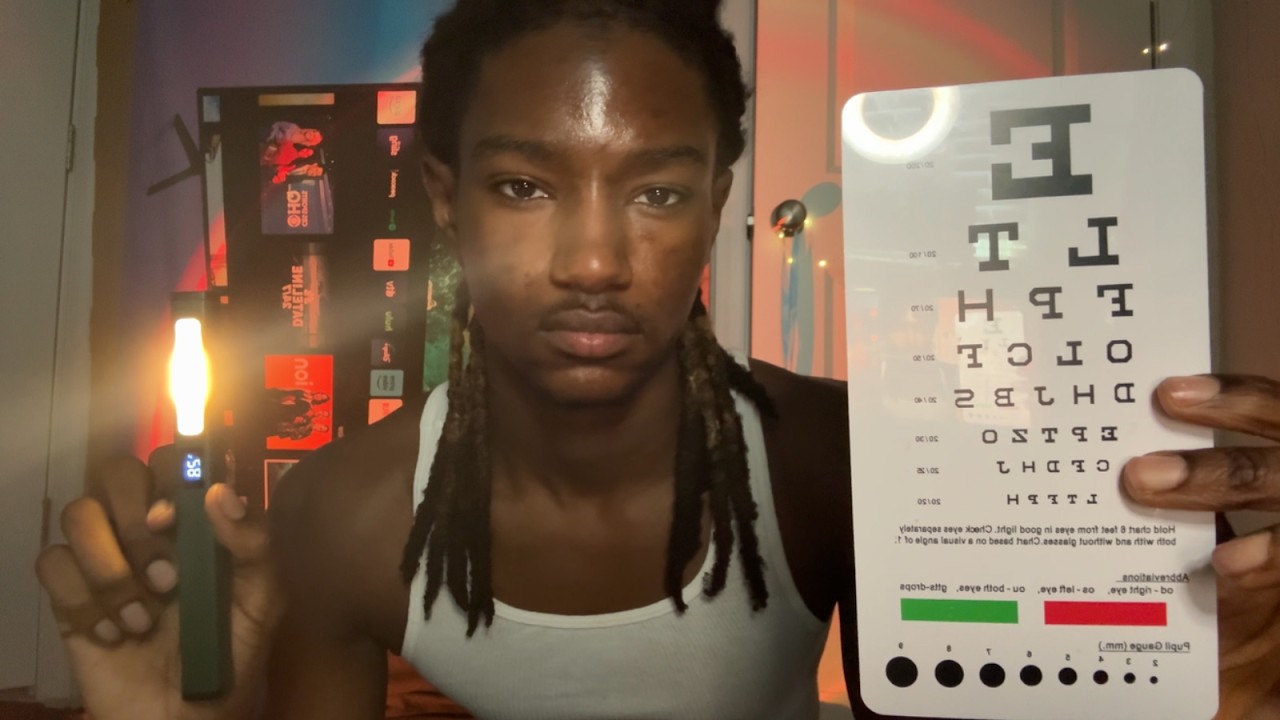 asmr nonchalant cranial nerve exam