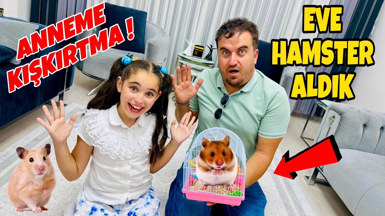 ELİF SİNEM EVE FARE ALDI !! ANNEME KIŞKIRTMA !! HAMSTER İLE B&Uuml;C&Uuml;R NAPTI ??