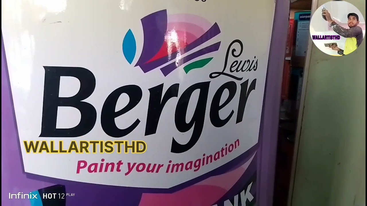 Berger paints machine ।। Colour Machine । #wallartisthd #bergerpaints #painting 
