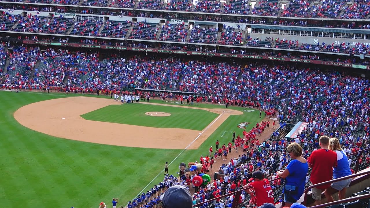 Globe Life Park's Final Game: Home Plate Parade Inside GLP