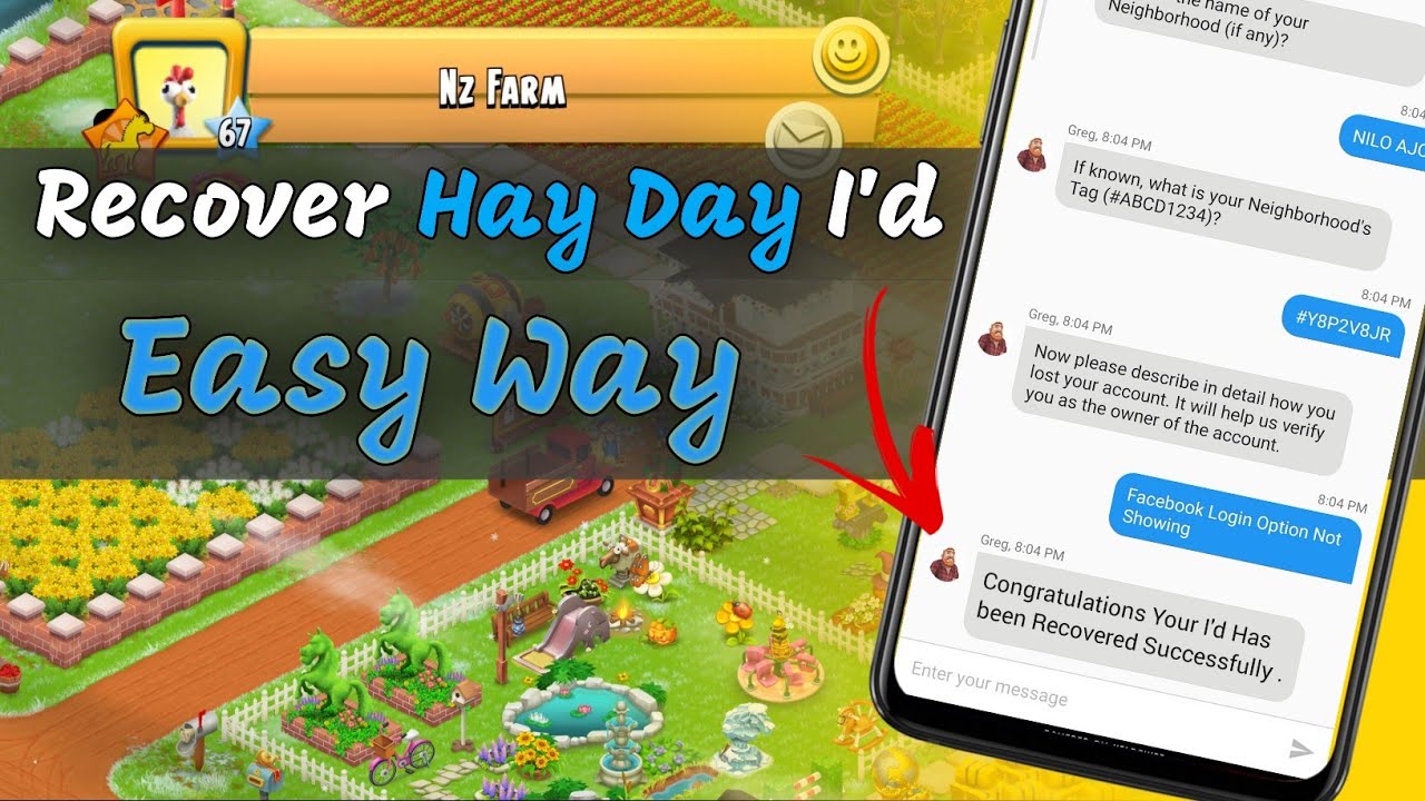 Recover Hay Day I'd | How To Recover Hay Day Id | Technical SZ