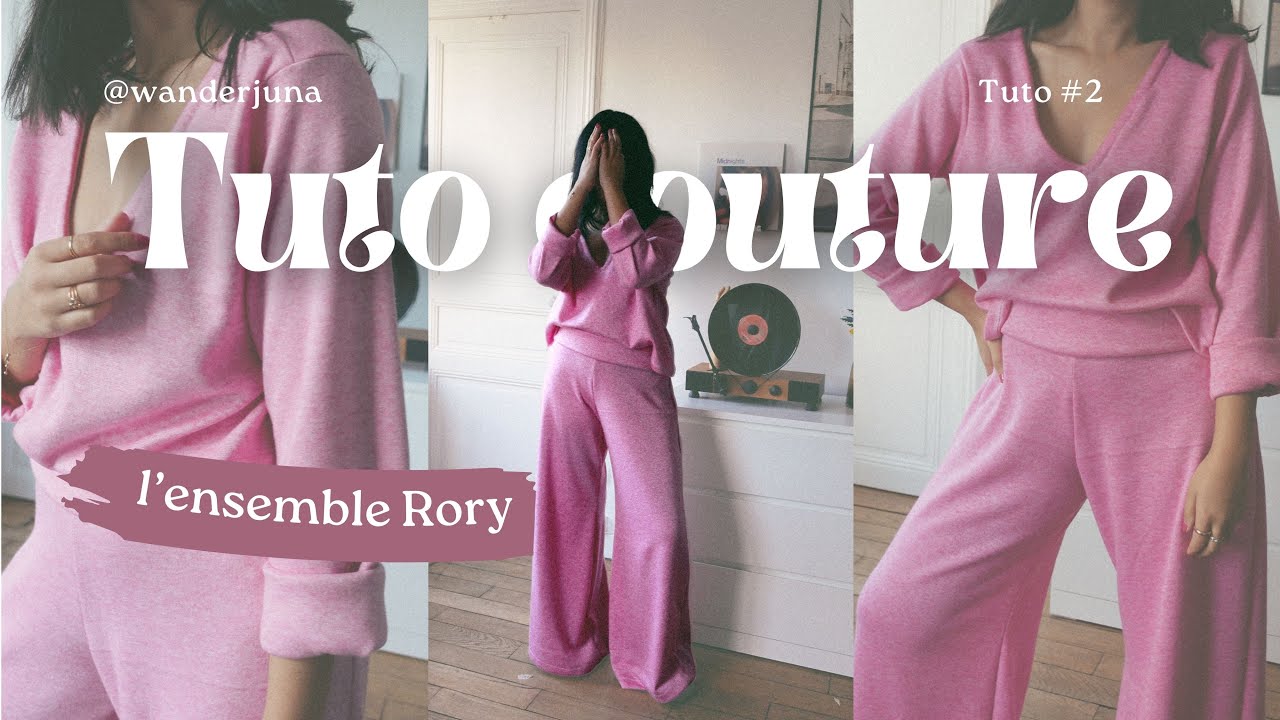 On coud l'ensemble pyjama Rory ensemble ! (Tutoriel couture 🪡)