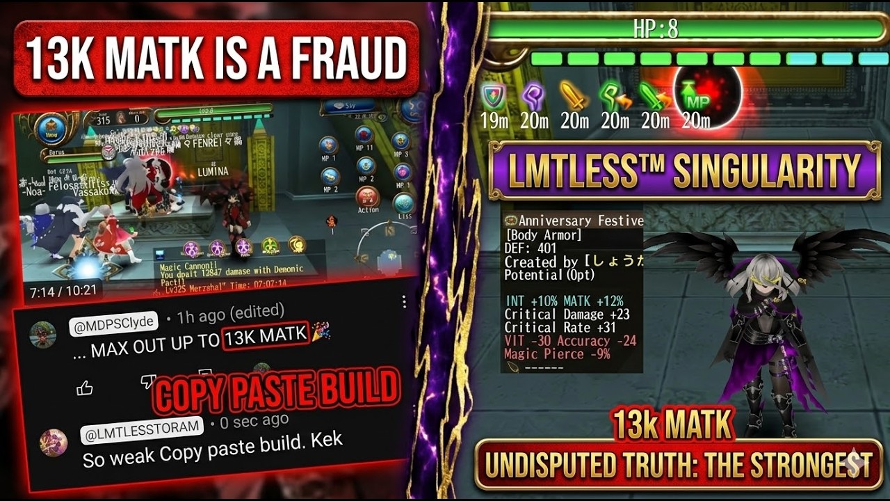EMPTY ARMOR SLOT VS 13K Matk: THE UNDISPUTED MD DPS TRUTH | TORAM ONLINE STRONGEST MD DPS BUILD.