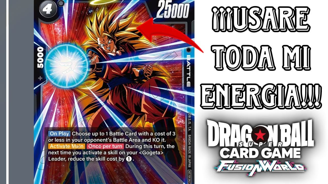 Con este golpe acabare contigo🌟💥  | Jugando Dragon Ball Fusión World con la promocional de Goku SSJ3