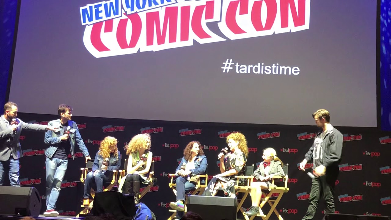 Tardis Time Alex Kingston Matt Smith David Tennant NYCC2018