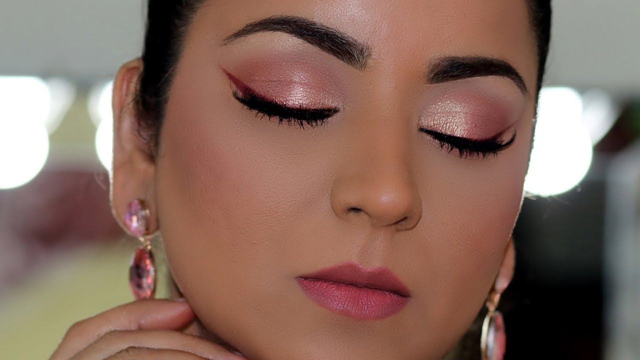 SOFT ROSEGOLD MAKEUP TUTORIAL | PF Rosé All Day X Exteriorglam Collection