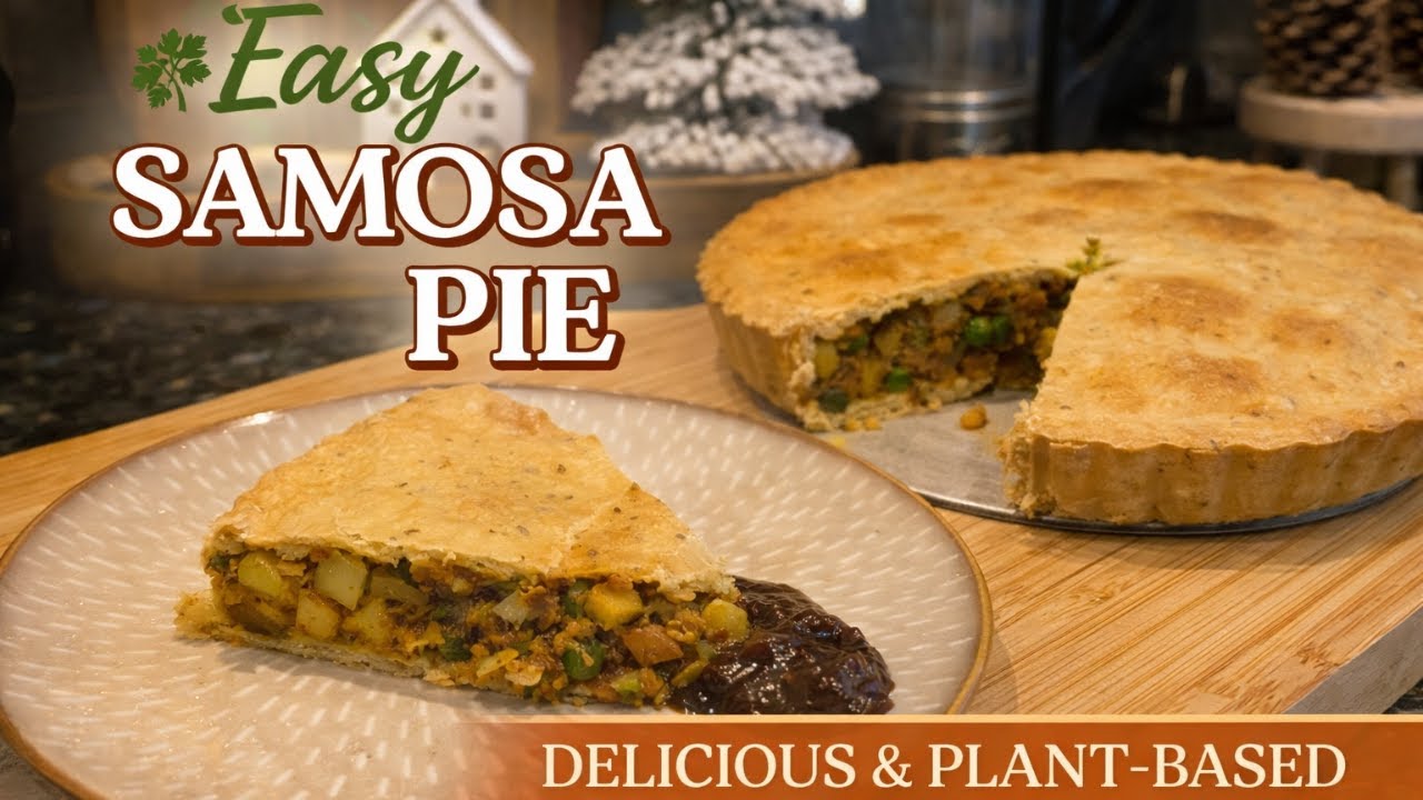 Samosa Pie Recipe | Easy Party Snack Idea | Crispy Baked Indian Samosa Pie