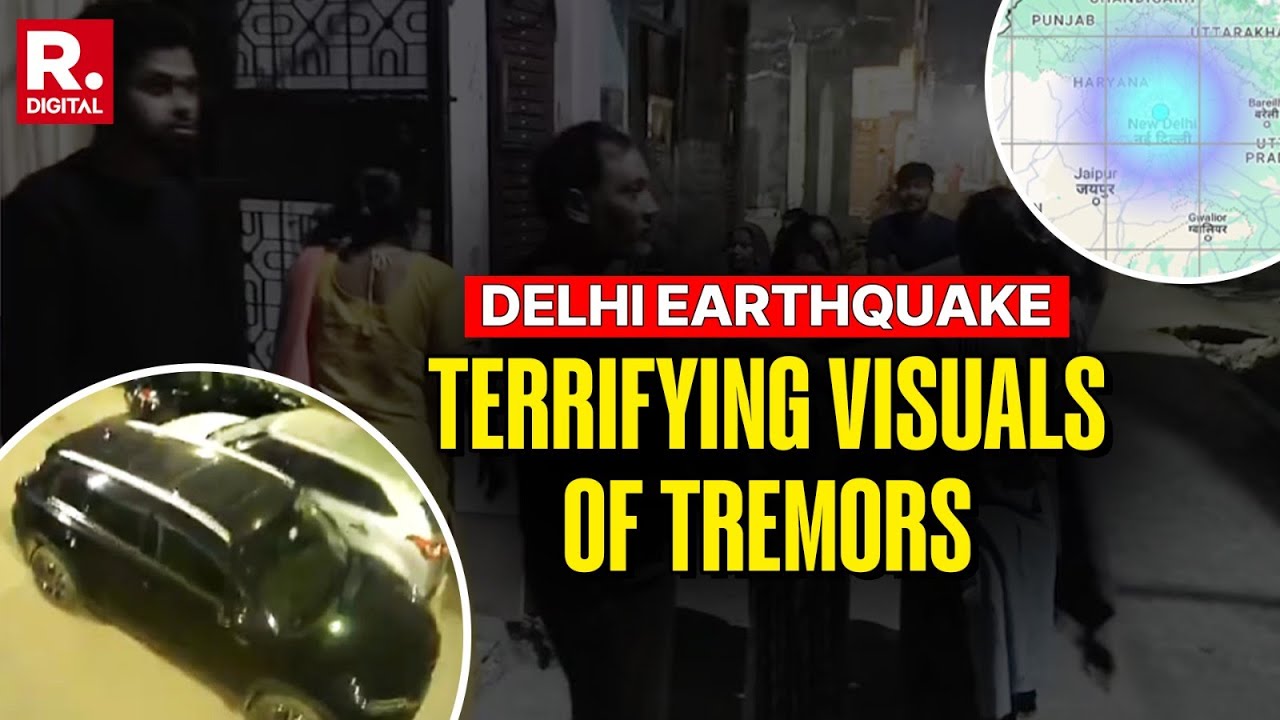 Earthquake In Delhi-NCR: 8 Visuals Of Delhi Earthquake That Shook The Capital