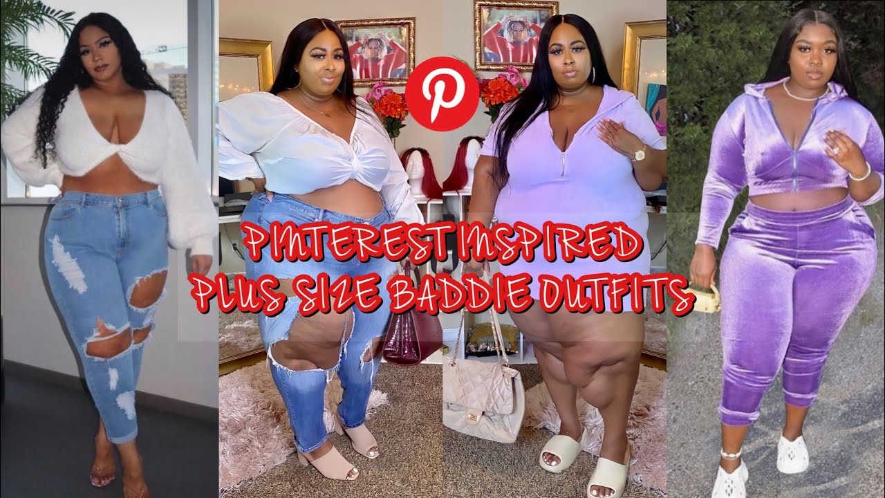 5 PLUS SIZE BADDIE OUTFITS| PINTEREST INSPIRED OUTFITS| LOOKBOOK| TRY ON HAUL|
