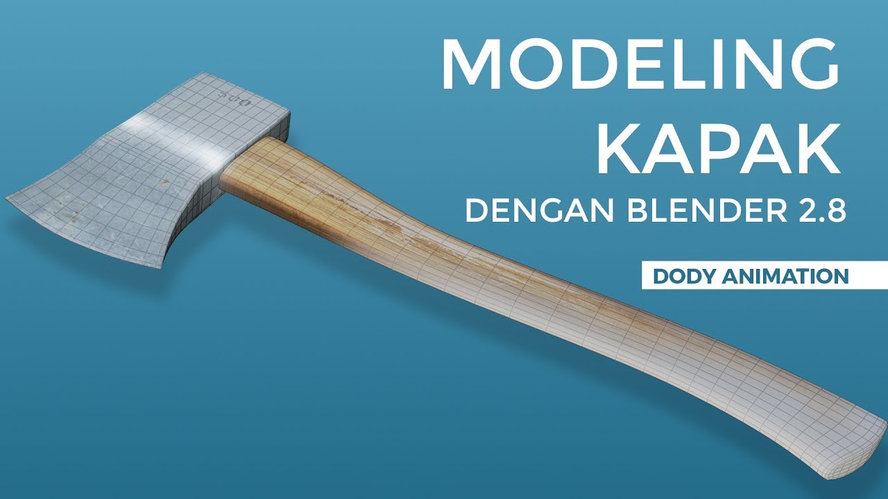 Modeling kapak dengan blender 2 8 (Bagian 1)