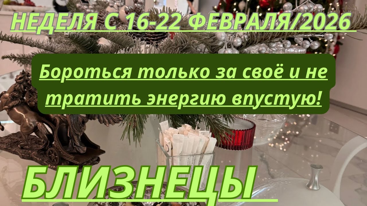 БЛИЗНЕЦЫ ♊️ ТАРО ПРОГНОЗ с 16-22 ФЕВРАЛЯ/2026 от Alisa Belial.