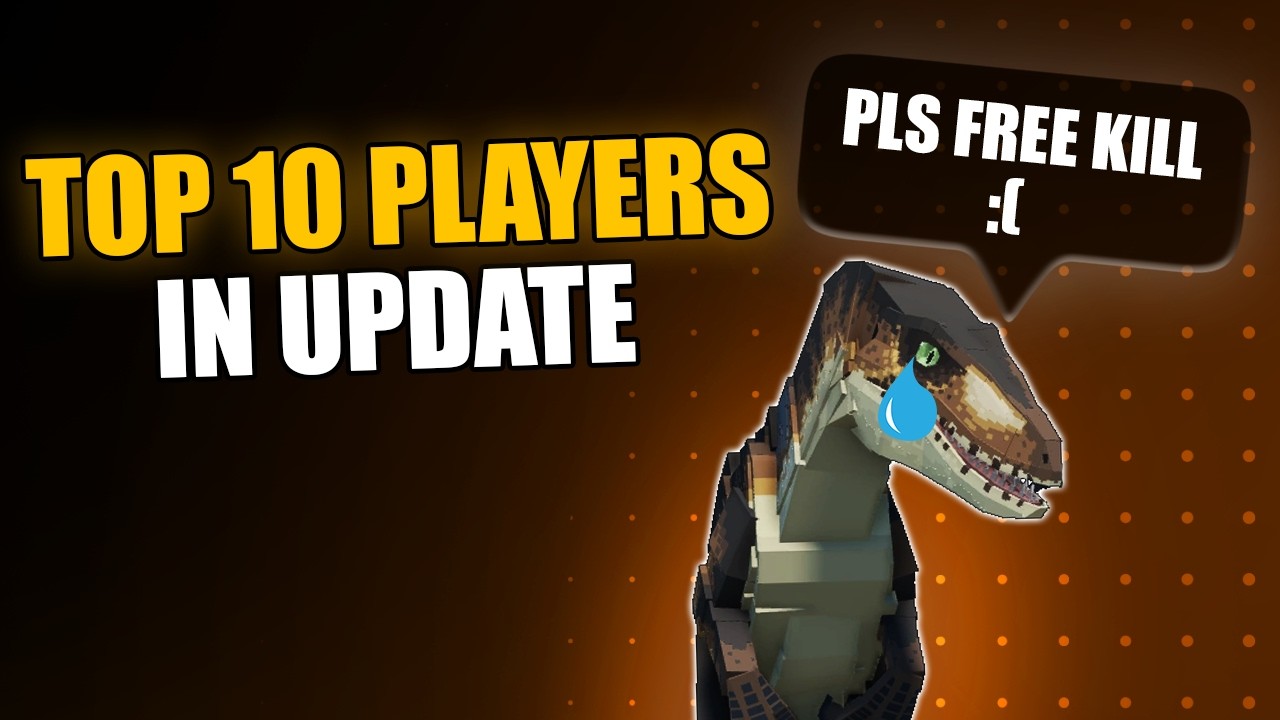 Top 10 Players in UPDATE | Jurassic Blocky (Which One Are You?)