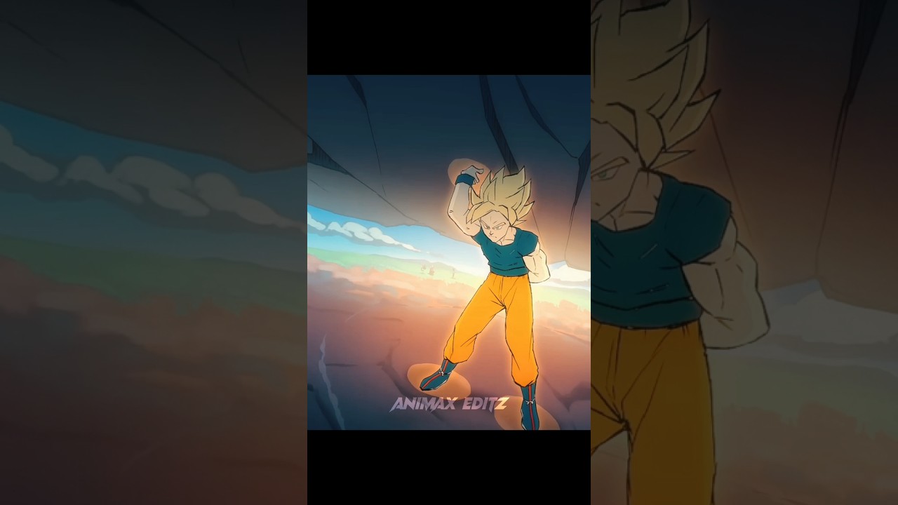 『WHEN GOKU BECOMES SUPER SAIYAN 🗣💀🥶』#goku #dragonball #super #saiyan #anime #animaxeditz