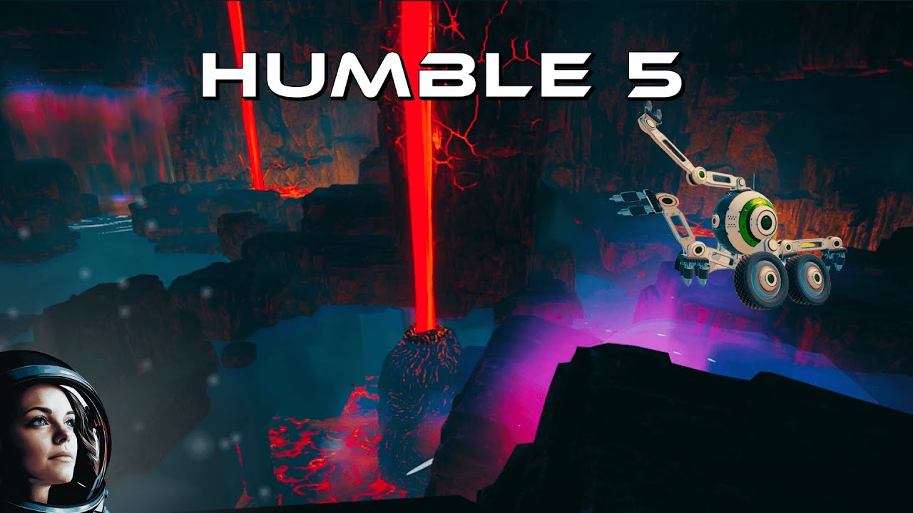 PLANET CRAFTER: HUMBLE 5 – Lava Cave! Obsidian Found! Biodome T2 Built! 🌋 (Blind Playthrough!)