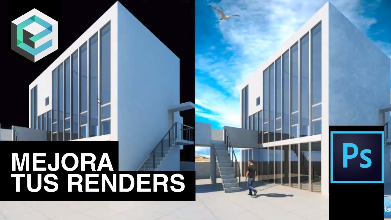 Mejora Tus Renders con Photoshop (Post-Producción) - #Ederland