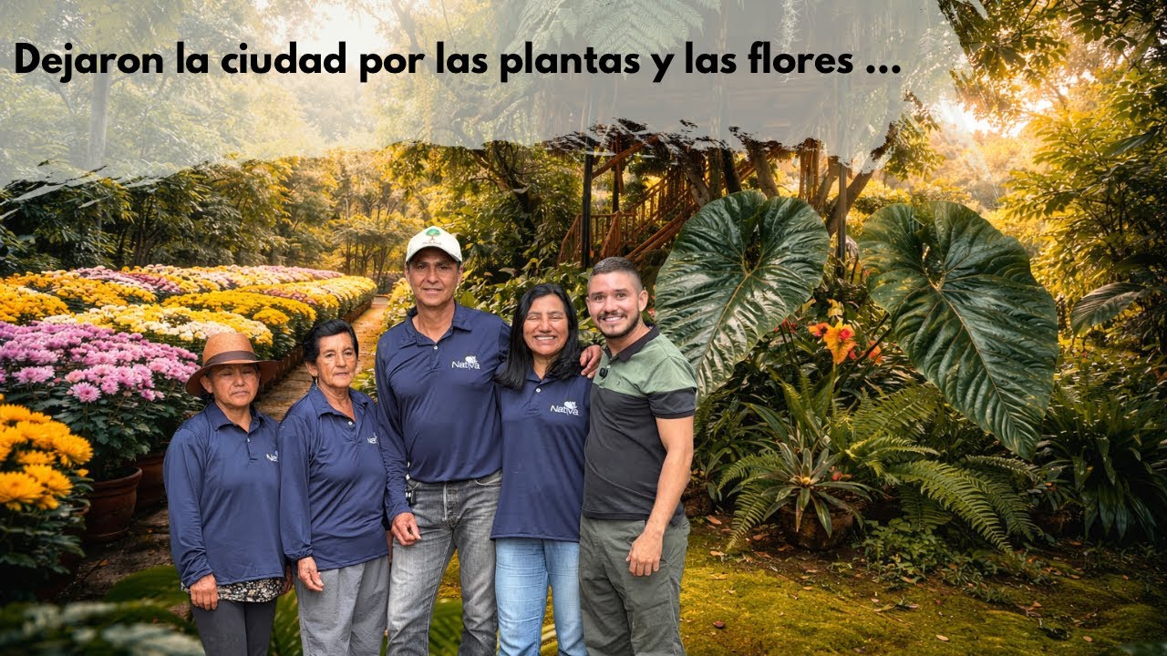 Una familia, una finca, un sue&ntilde;o lleno de naturaleza, plantas y muchas flores | Finca Nativa
