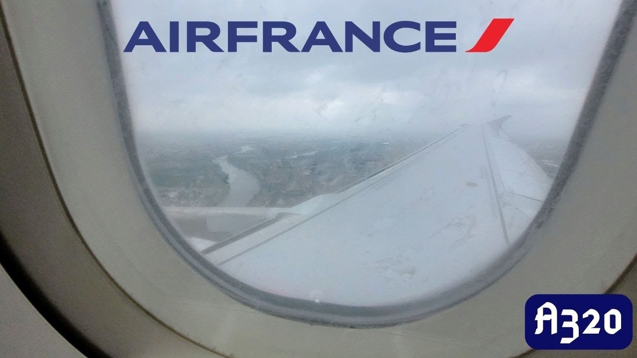 Landing with Air France in A320 at Paris Orly from Calvi