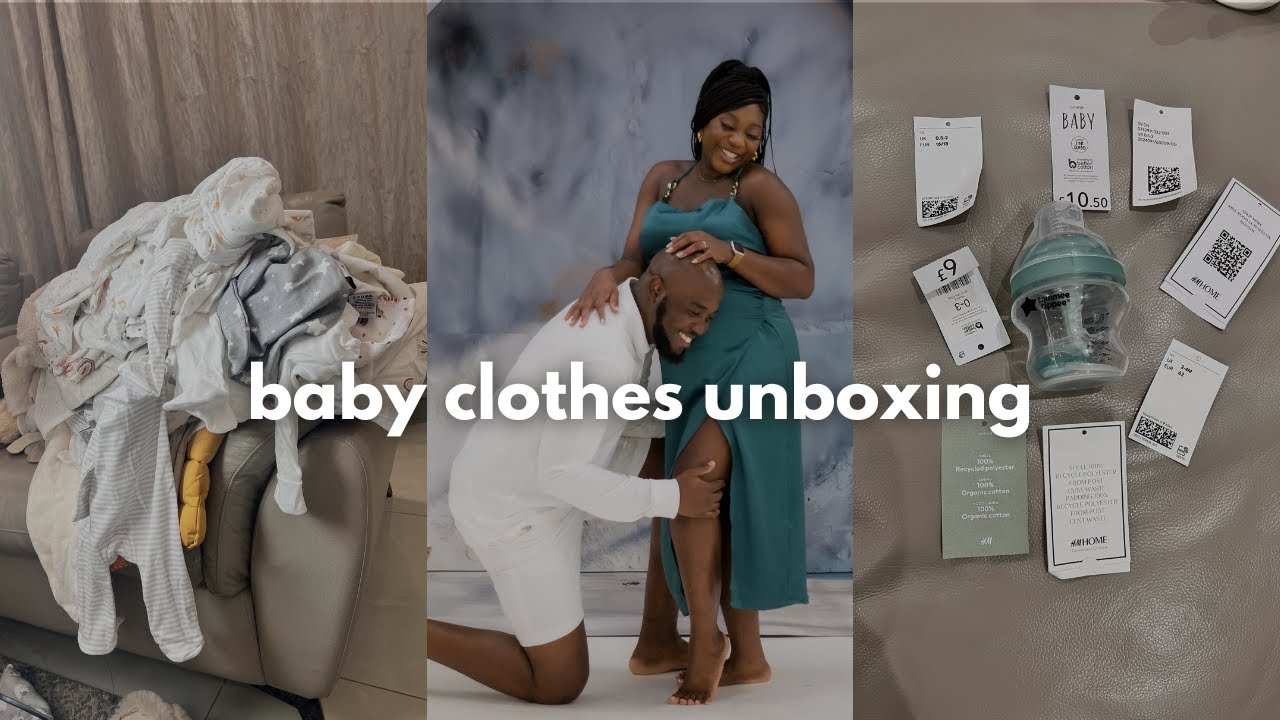 ONLINE SHOPPING HAUL: Baby Clothes Unboxing || First time parents 🌈💙👶🏾