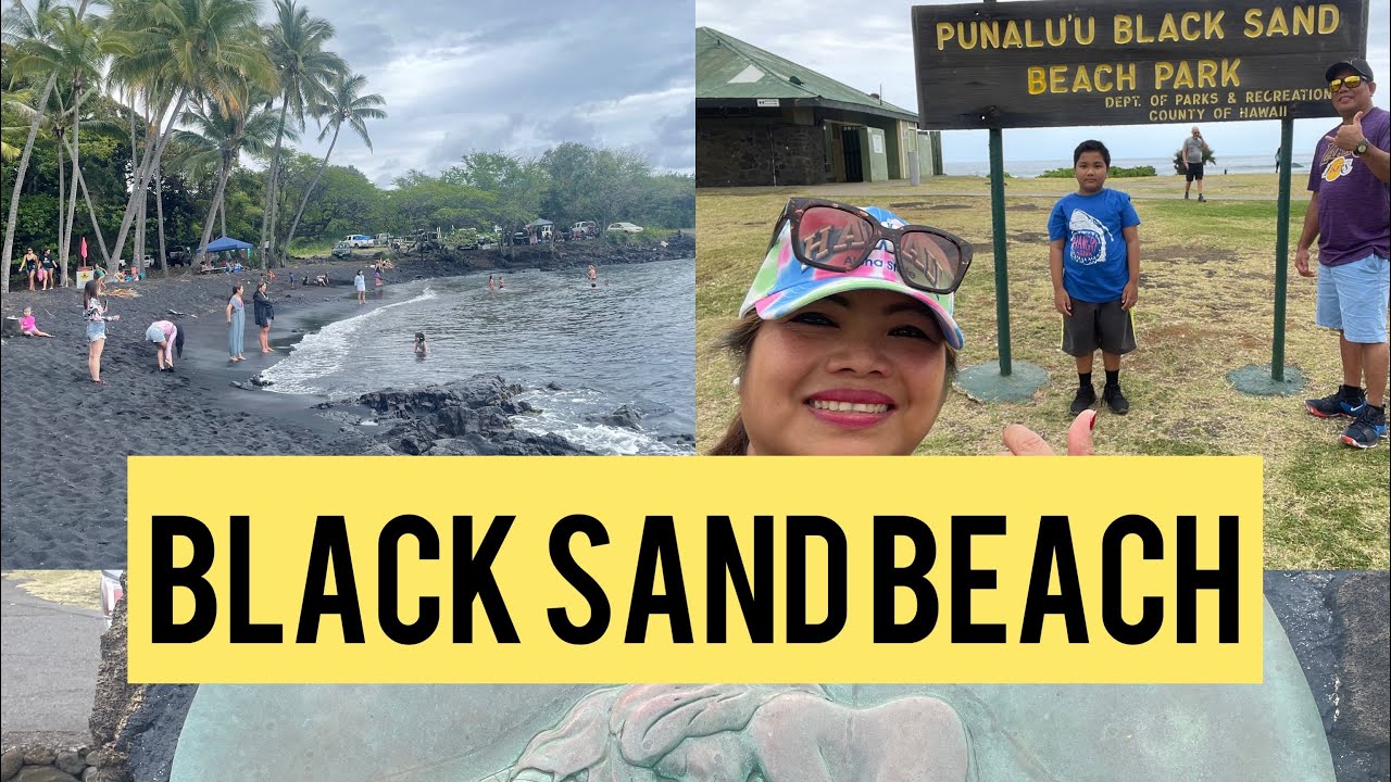 PUNALUU BLACK SAND BEACH