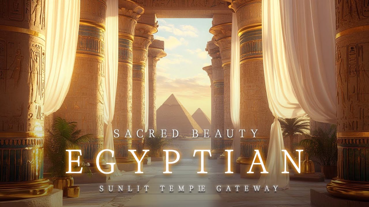 Luxor Temple Ruins | Ancient Egyptian Ambient Music, Duduk music - SACRED BEAUTY
